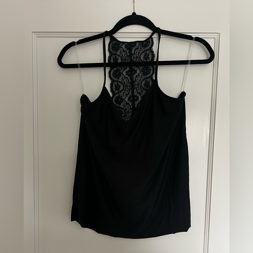Commando Lace Cami (Black)